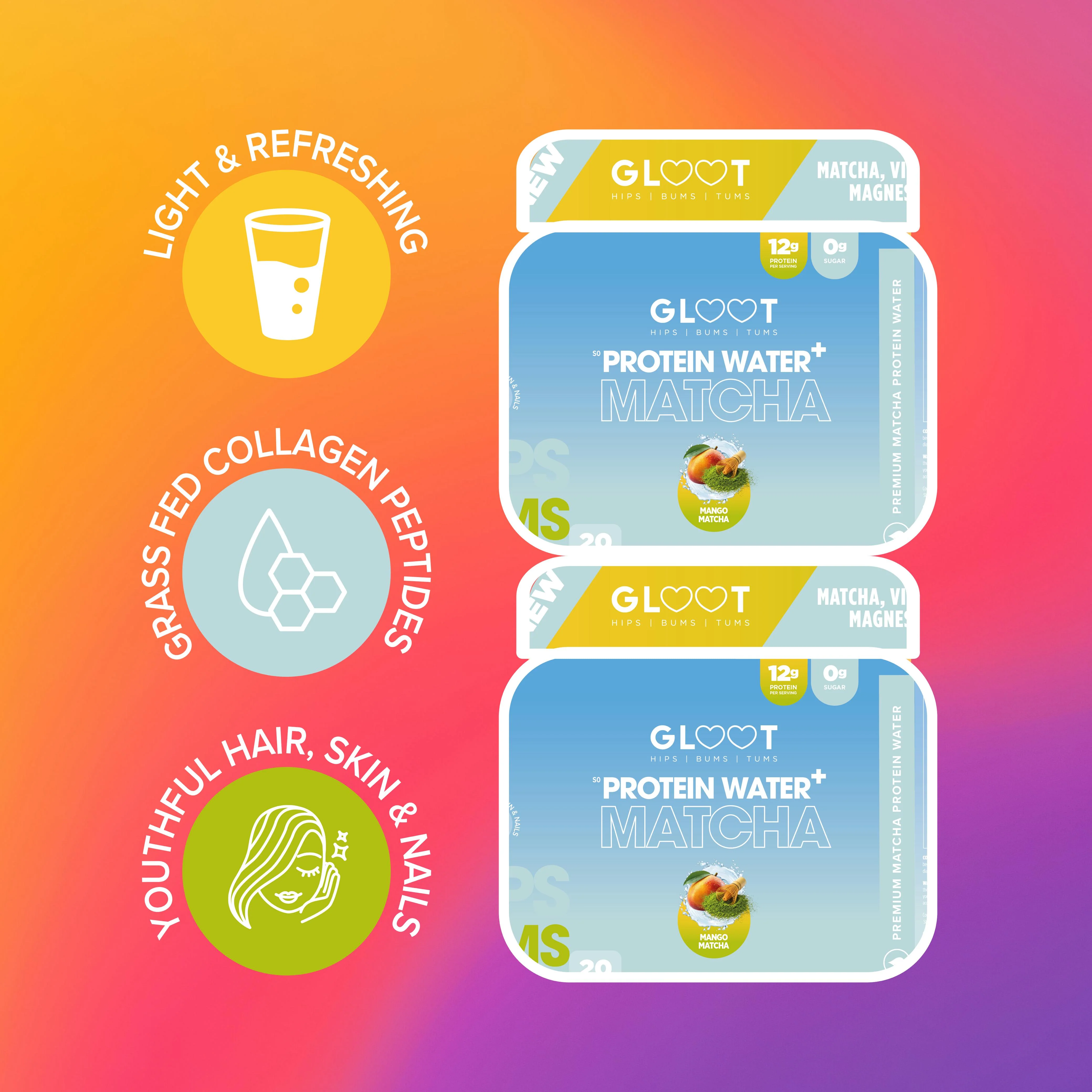 🥭✨ Protein Water Matcha Mango - Image 3