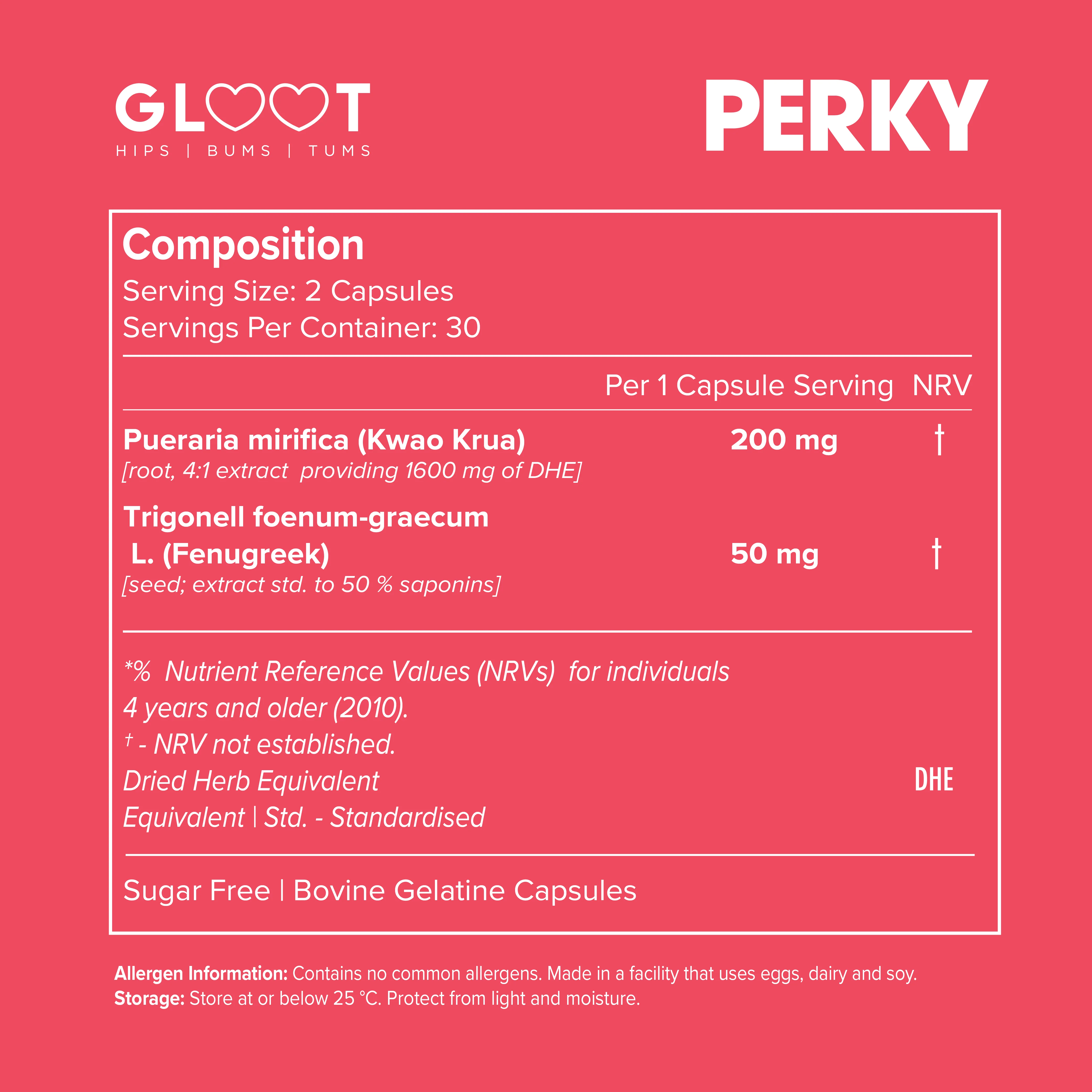 Perky - Breast Fullness & Firming Formula - Image 3