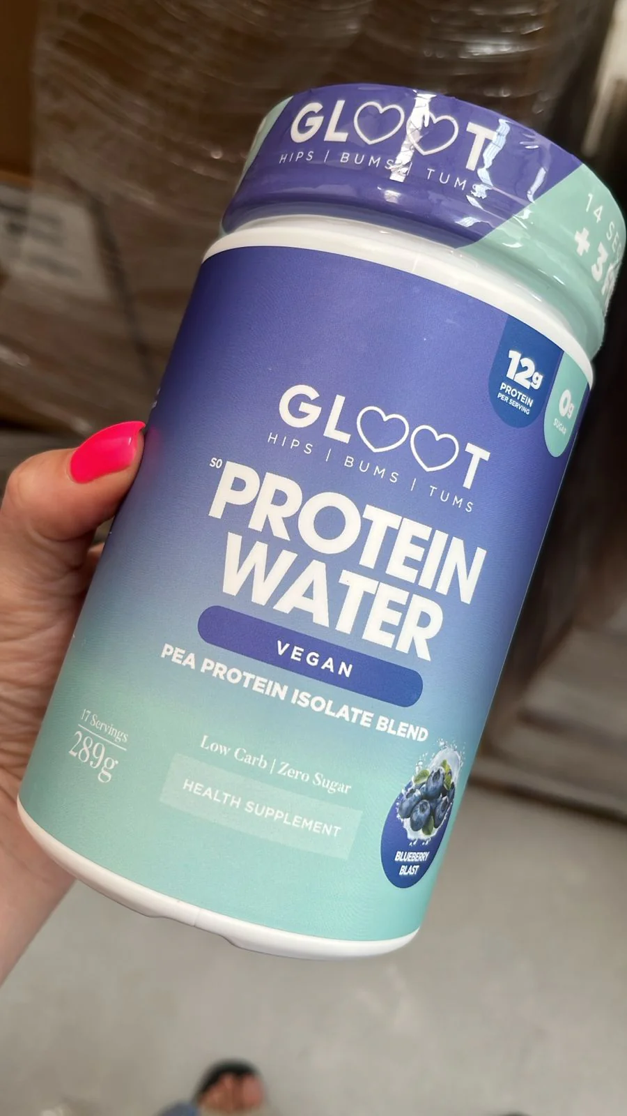 Protein Water Vegan - (Blueberry Blast) - Image 3
